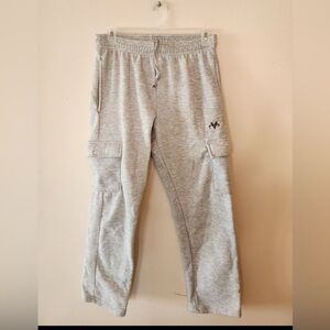 Victory grey cargo sweatpants size mens large